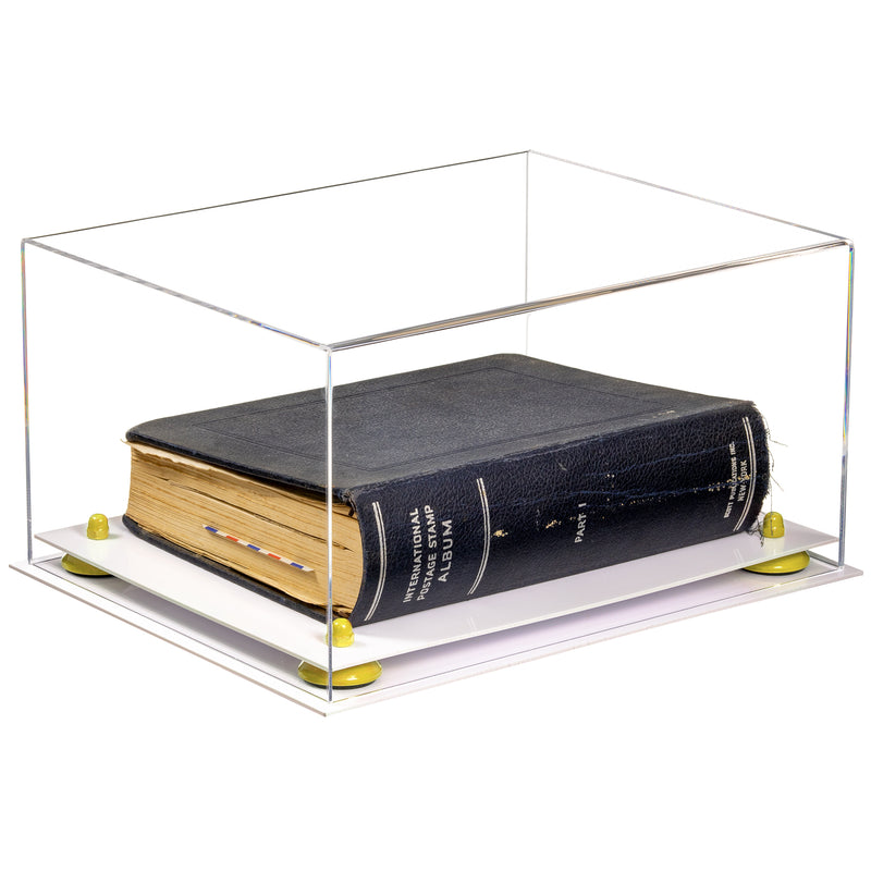 Acrylic Book Display Case with Risers 15.25 X 12 X 8 - Clear (A026/V12)