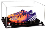 Football Cleats White Risers Display Case