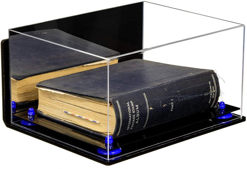 Book Display Case with Risers 15.25 X 12 X 8 - Mirror (A026/V12)