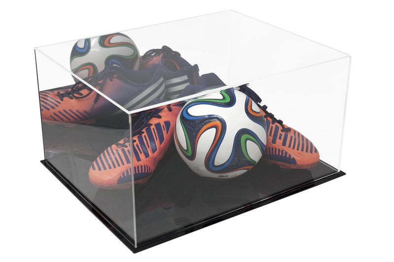 Acrylic Versatile Large Display Case 15.25 x 12 x 8 - Mirror  No Wall Mounts (A026/V12)