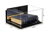 Book Display Case with Risers 15.25 X 12 X 8 - Mirror (A026/V12)