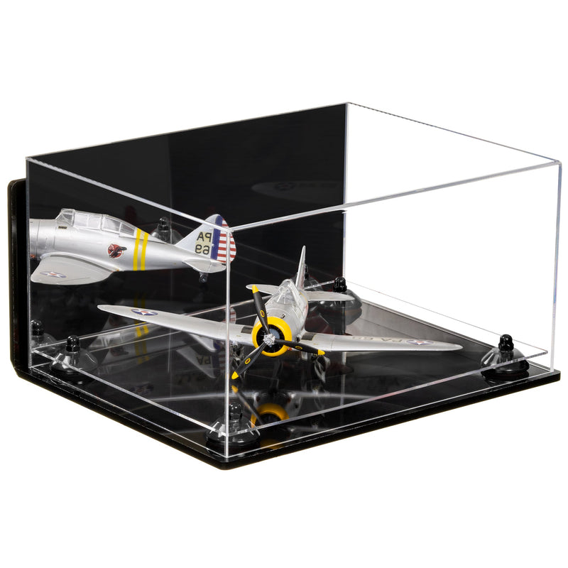 Acrylic Versatile Large Display Case 15.25 x 12 x 8 - Mirror Wall Mounts (A026/V12)