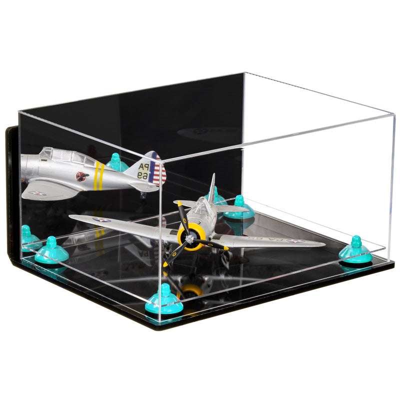 Acrylic Versatile Large Display Case 15.25 x 12 x 8 - Mirror Wall Mounts (A026/V12)