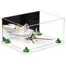 Acrylic Versatile Large Display Case 15.25 x 12 x 8 - Mirror  No Wall Mounts (A026/V12)