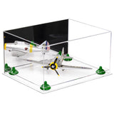 Acrylic Versatile Large Display Case 15.25 x 12 x 8 - Mirror  No Wall Mount (V12/A026)