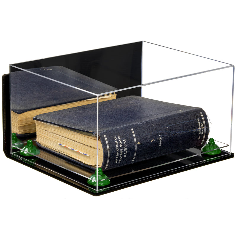 Book Display Case with Risers 15.25 X 12 X 8 - Mirror (A026/V12)