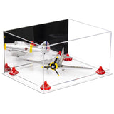 Acrylic Versatile Large Display Case 15.25 x 12 x 8 - Mirror  No Wall Mount (V12/A026)