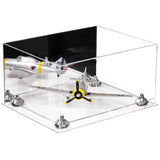 Acrylic Versatile Large Display Case 15.25 x 12 x 8 - Mirror  No Wall Mount (V12/A026)