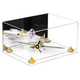 Acrylic Versatile Large Display Case 15.25 x 12 x 8 - Mirror  No Wall Mount (V12/A026)