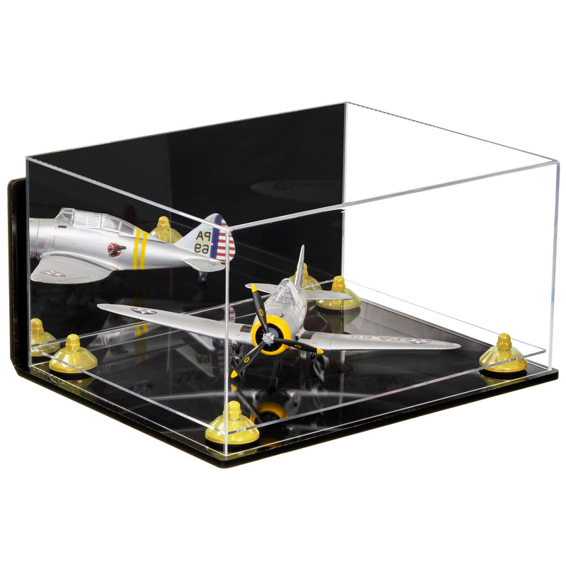 Acrylic Versatile Large Display Case 15.25 x 12 x 8 - Mirror Wall Mounts (A026/V12)