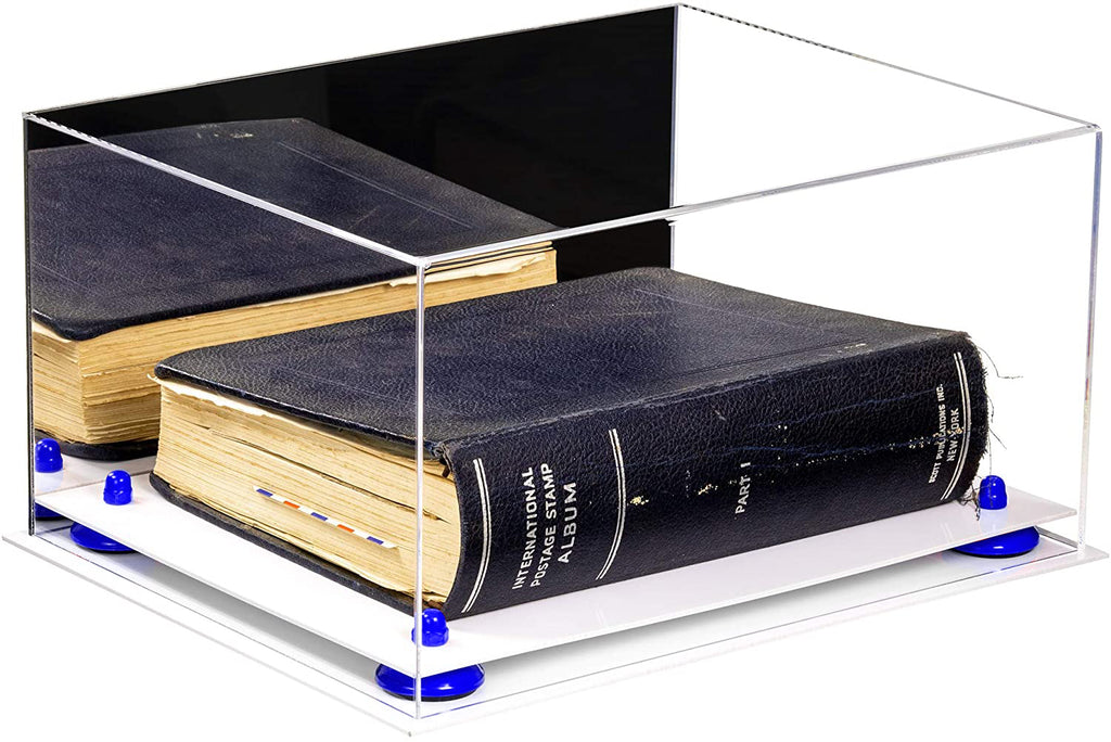 Plastic Book Riser Acrylic Book Display Case with Risers 15.25 X 12 X 8 - Clear (A026/V12