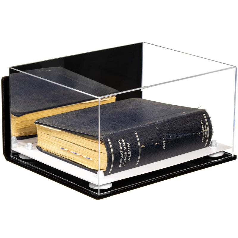 Acrylic Versatile Large Display Case 15.25 x 12 x 8 - Mirror Wall Mounts (A026/V12)