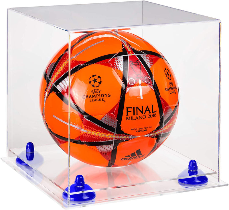 Acrylic Soccer Ball Display Case - Clear (B02/A027)