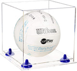 Acrylic Volleyball Display Case - Mirror No Wall Mounts (A027/B02)