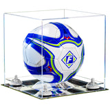 Acrylic Soccer Ball Display Case - Clear (B02/A027)