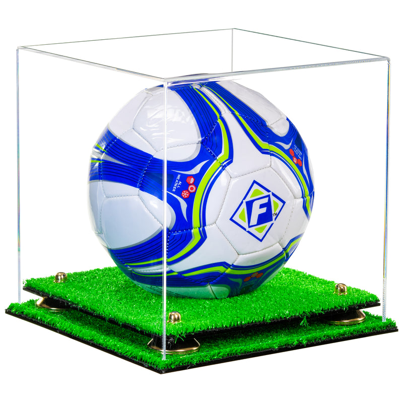 Acrylic Soccer Ball Display Case - Clear (B02/A027)