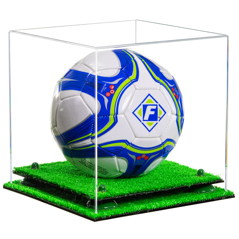 Acrylic Soccer Ball Display Case - Clear (B02/A027)