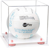 Acrylic Volleyball Display Case - Mirror No Wall Mounts (A027/B02)