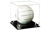 Deluxe Clear Acrylic Volleyball Display Case with Risers (A027), Display Case, Better Display Cases, Better Display Cases - Better Display Cases