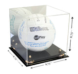 Deluxe Acrylic Volleyball Display Case with Risers and Mirror (A027), Display Case, Better Display Cases, Better Display Cases - Better Display Cases