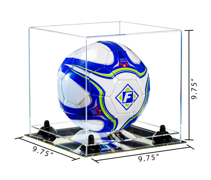 Acrylic Soccer Ball Display Case - Clear (B02/A027)