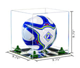 Acrylic Soccer Ball Display Case - Clear (B02/A027)