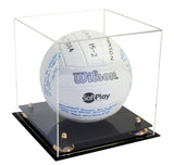 Deluxe Clear Acrylic Volleyball Display Case with Risers (A027), Display Case, Better Display Cases, Better Display Cases - Better Display Cases