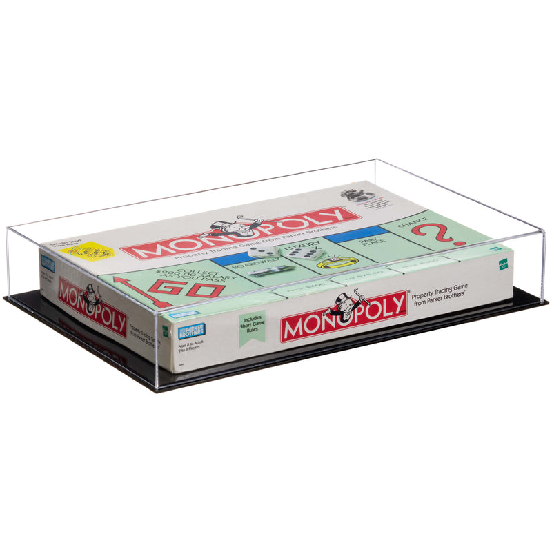 Black Base Double Sheet Monopoly Display Case