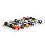 Pocket-size Football Helmets Display Case with White Base