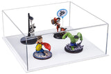 Clear White Base Action Figure Display Case