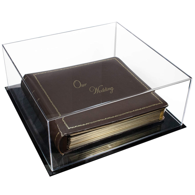 Clear Acrylic Photo Album Display Case 15 x 15 x 6 (A030A/BK07)