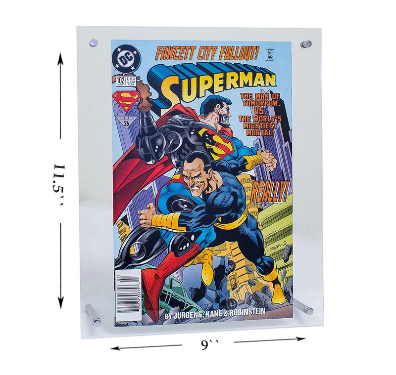 Deluxe Clear Acrylic <br>Picture Frame, Display Case, Better Display Cases, Better Display Cases - Better Display Cases