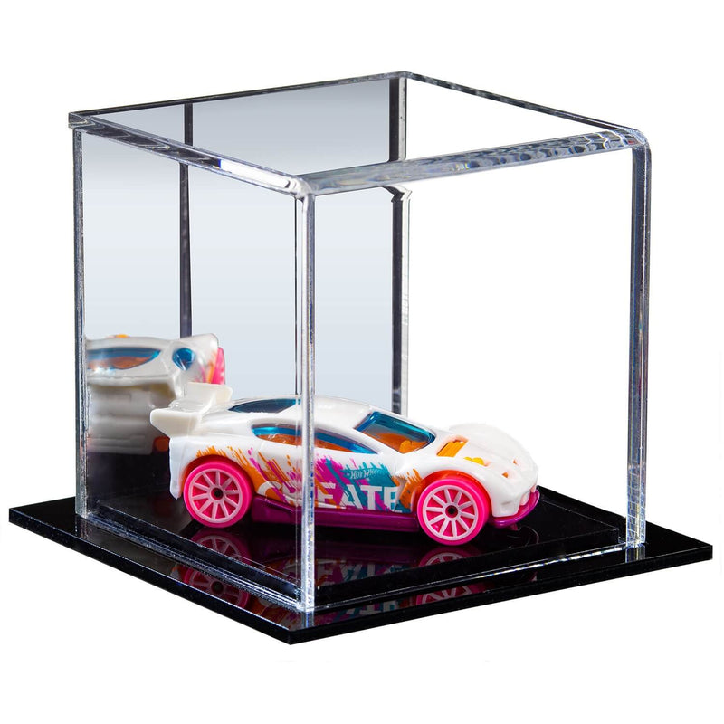 Mirror Black Base Car Display Case