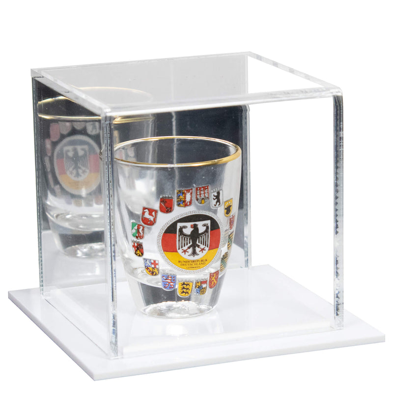 Acrylic Pool Ball Display Case with Black Base (B52/A046)