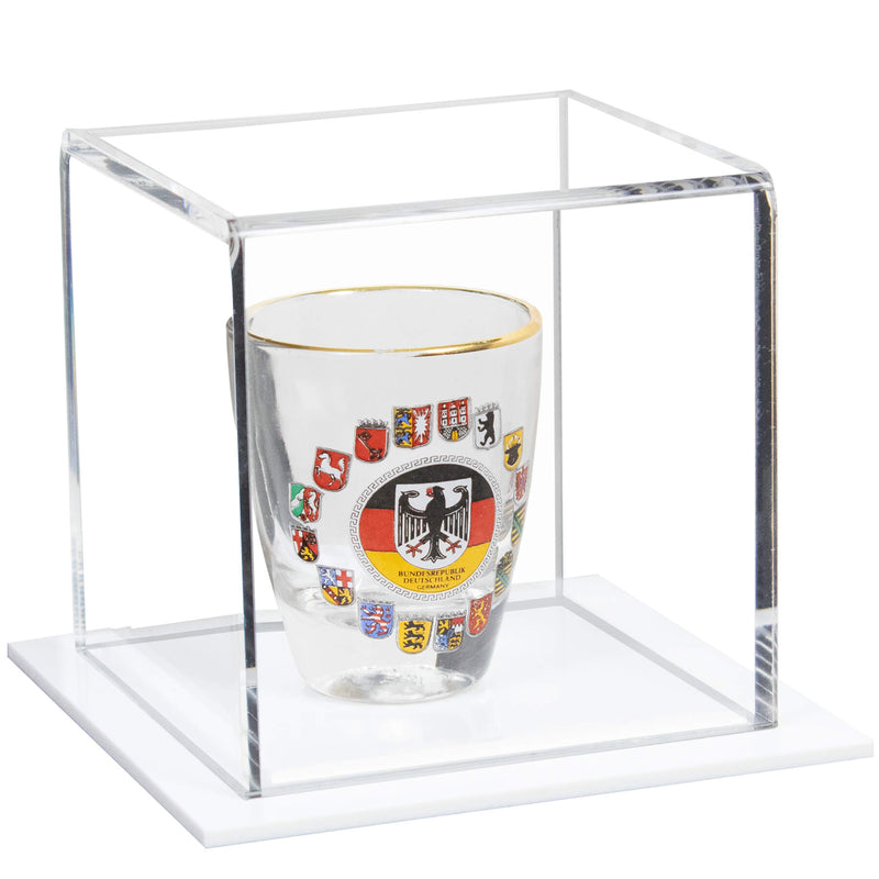 Acrylic Pool Ball Display Case with Black Base (B52/A046)