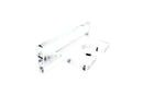 Acrylic baseball bat display holder for collectible bats