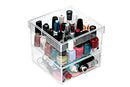 Acrylic Cosmetic Storage Organizer with Removable Top and Drawer