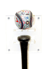 Acrylic Wall Mounts and Display Stands for Baseball Bats