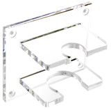 Acrylic Baseball Bat Wall Mounts Brackets – Clear, Baseball Bat Hanger