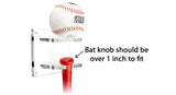 Mini Baseball Bat and Ball Vertical Wall Mounts Bracket