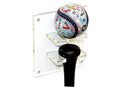 Vertical acrylic baseball and bat wall mount