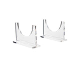 Clear Acrylic Wine Bottle Display Bracket -  Crystal Clear
