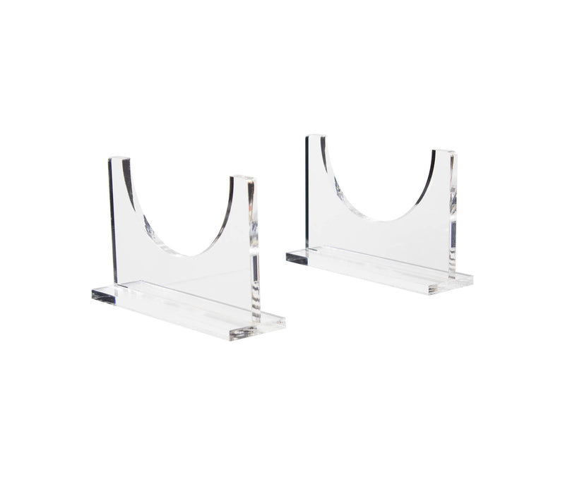 Clear Acrylic Wine Bottle Display Bracket -  Crystal Clear