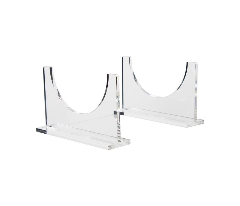 Clear Acrylic Wine Bottle Display Bracket -  Crystal Clear