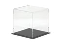 6 x 6 x 6 Inch Clear Acrylic Cube Display Case for Shelf Display