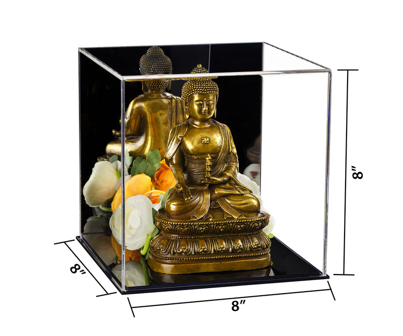 Versatile Acrylic Display Case, Cube, Dust Cover or Riser <br /><sub>8" x 8" x 8" (A059-DS), Display Case, Better Display Cases, Better Display Cases - Better Display Cases