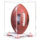 Full Size Football Display Case Vertical - Clear (B42/A060)