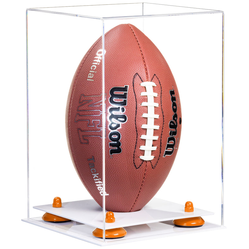 Full Size Football Display Case Vertical - Clear (B42/A060)