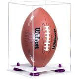 Full Size Football Display Case Vertical - Clear (B42/A060)