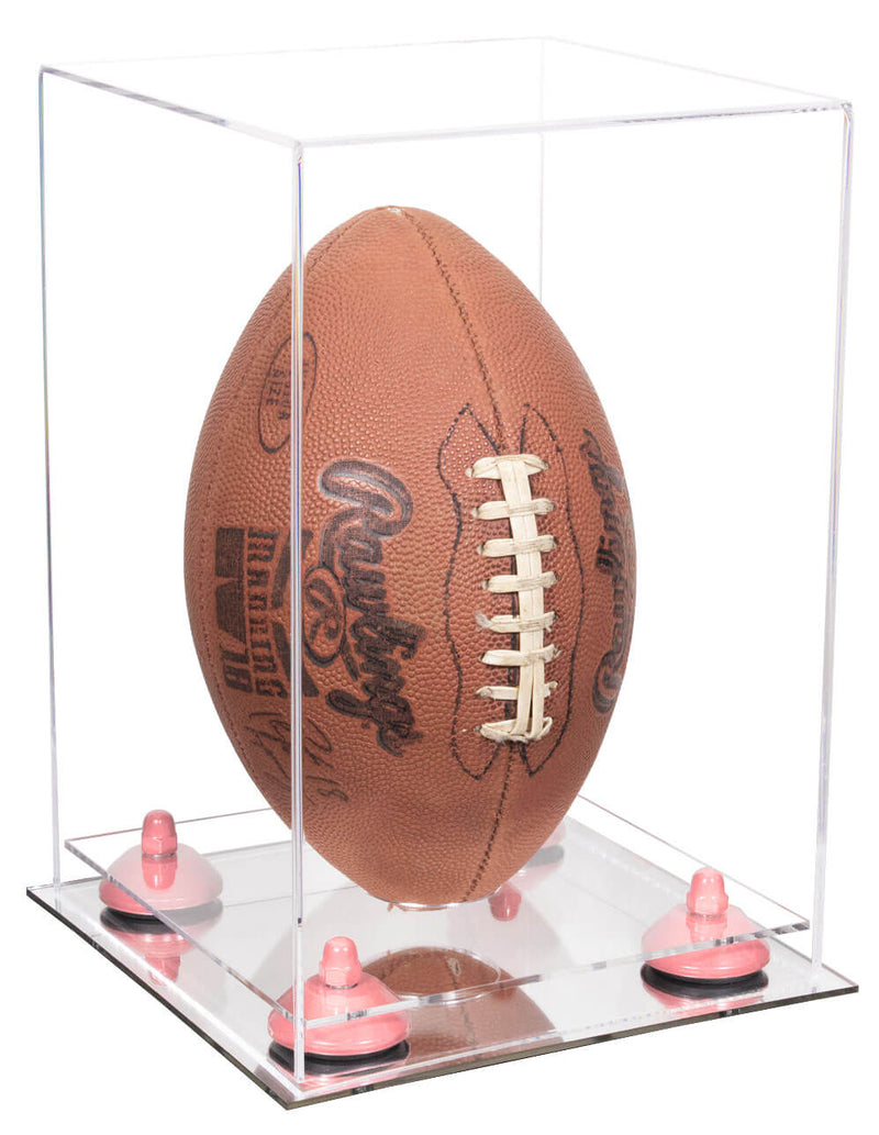 Full Size Football Display Case Vertical - Clear (B42/A060)